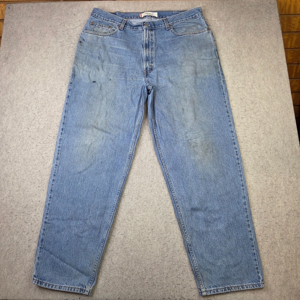 Levi's 560 Comfort Fit Men's Jeans 38x32 Blue Tapered Y2K Vintage 2003 Grunge